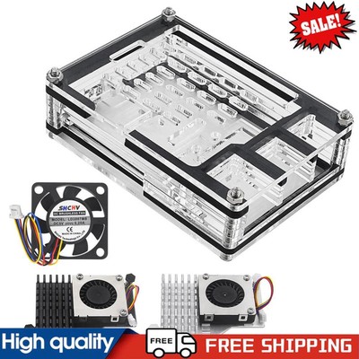 9 Schichten Acryl Case Useful Case Schutzhülle Box für Raspberry Pi 5 4GB/8GB