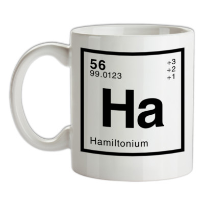 HAMILTON - Periodenelement Tasse - Nachname - Familie - Name - Tee - Kaffee