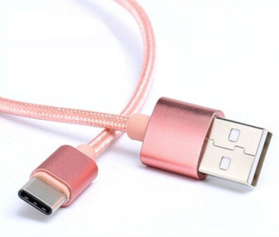 Braided USB Type-C Data Charger Adapter Cable For Telstra Tough Max 3 Lead Cord
