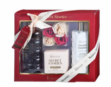 Gift Set Women Shower Gel Body Cream Rose Soap