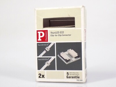 Paulmann 702.80 2er Pack YourLED ECO Verbindungsstecker Clip-to-Clip Connector