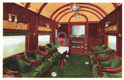Chicago to San Francisco The Overland Limited, Train of Quality Postcard Copy