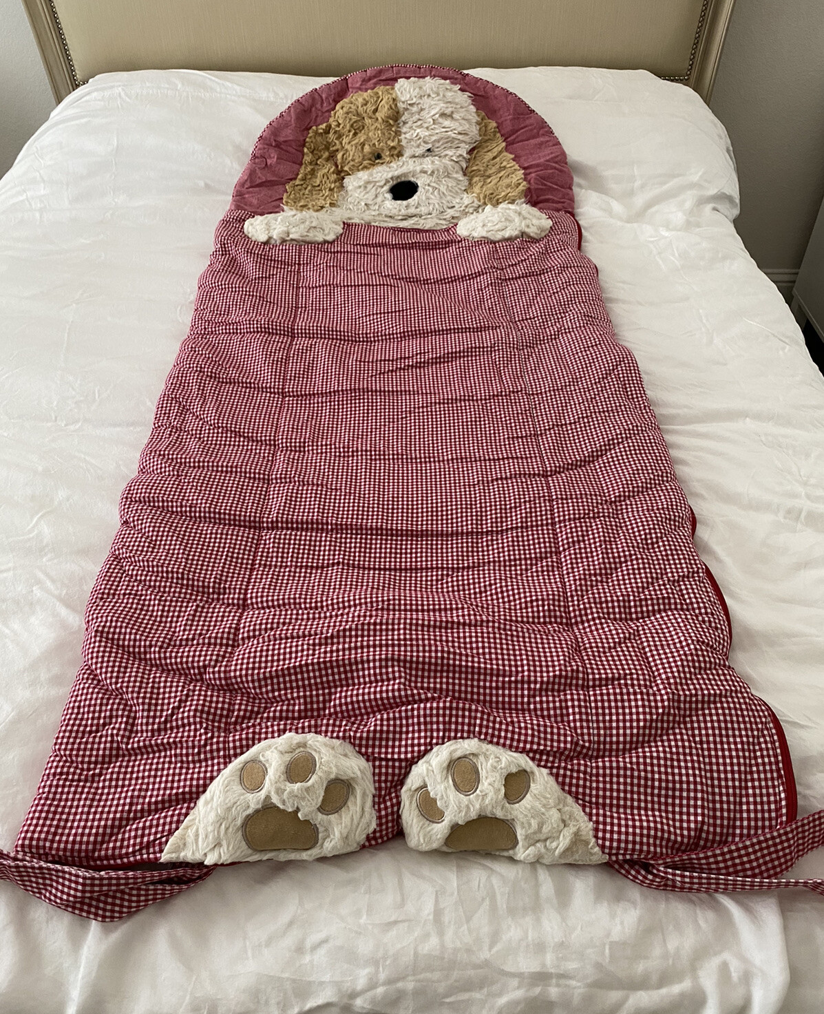 Pottery Barn Kids Shaggy Head Puppy Sleeping Bag Pottery Barn Kids Shaggy Head Puppy Sleeping Bag