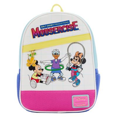 Loungefly Disney Mickey & Friends Mousercise Mini Backpack 