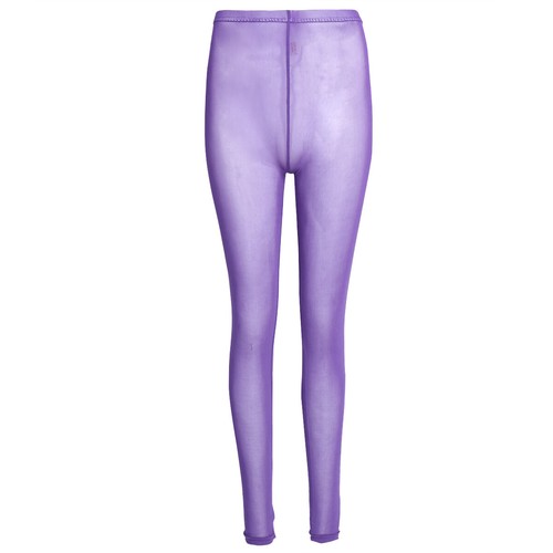 Damen Leggings High Rise Durchscheinend Weich Elastisch Lang Hose Yoga Sport Gym - Picture 41 of 165