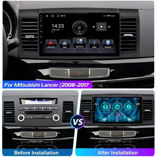 6+12 GB Carplay para Mitsubishi Lancer 2007-2012 estéreo de coche GPS navegación Android automático - Imagen 6 de 23