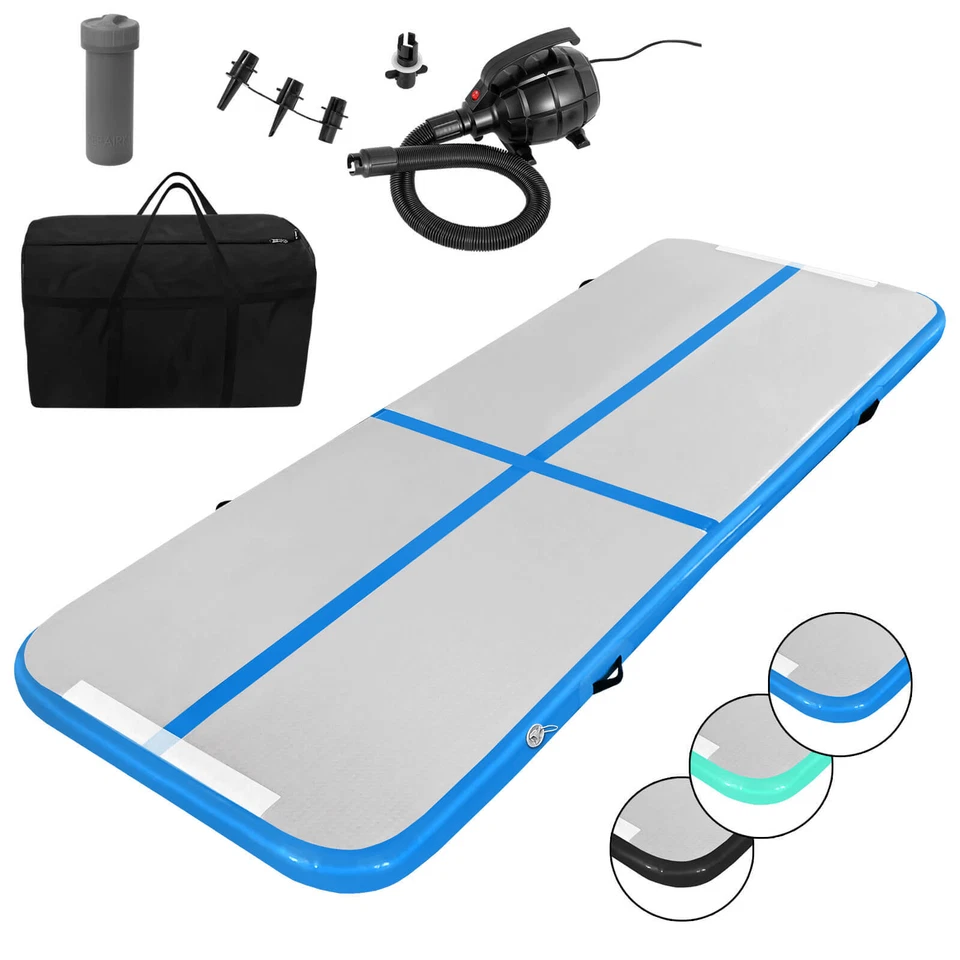 ALPIDEX Tumbling Matte Gymnastikmatte Turnmatte Aufblasbar Akrobatik Trainingsmatte