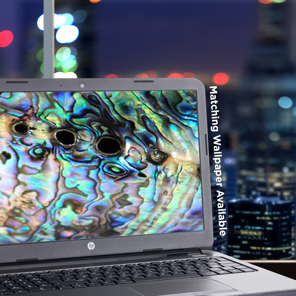 Universal Laptop Skins wrap for 15 - Abalone Swirl Shell