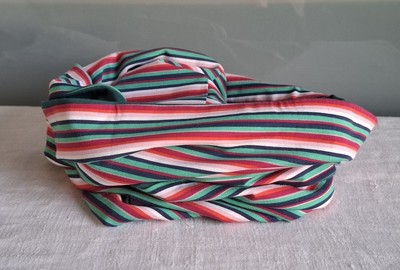Wende Loop - Schal - Schlauchschal -Handmade - Geschenk- bunte Streifen, Jersey