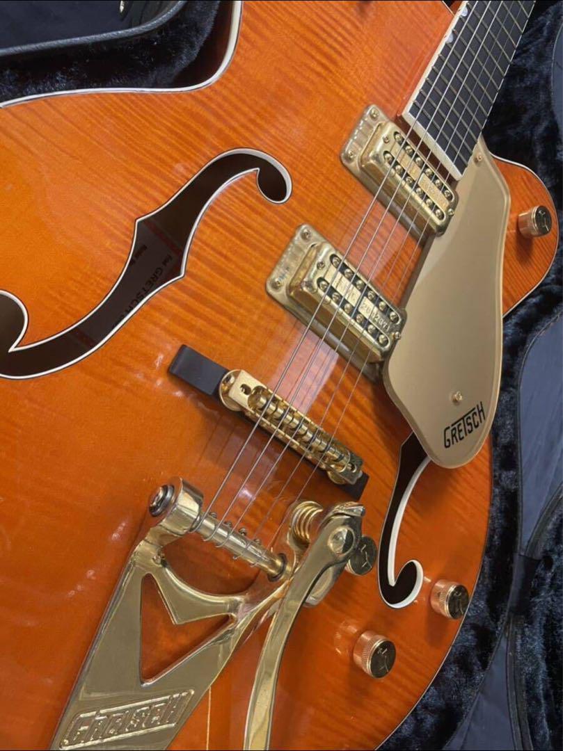 Acoustic Electric Guitar Gretsch Nashville 6120TM Tiger