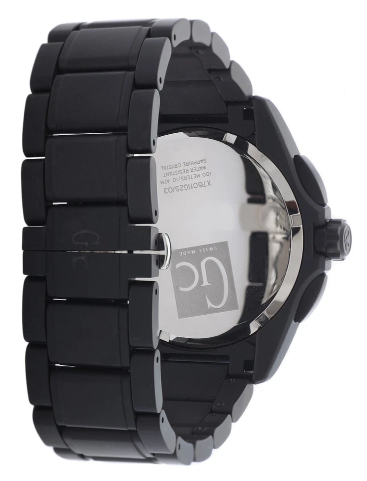 RELOJ HOMBRE GUESS COLLECTION GC X76011G2S SPORT CLASS XXL CERÁMICA NEGRA Foto 3 de 4