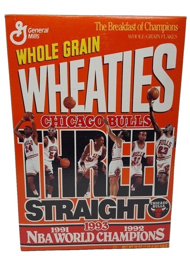 Chicago Bulls wheaties boxes celebrating the first 3 titles | eBay