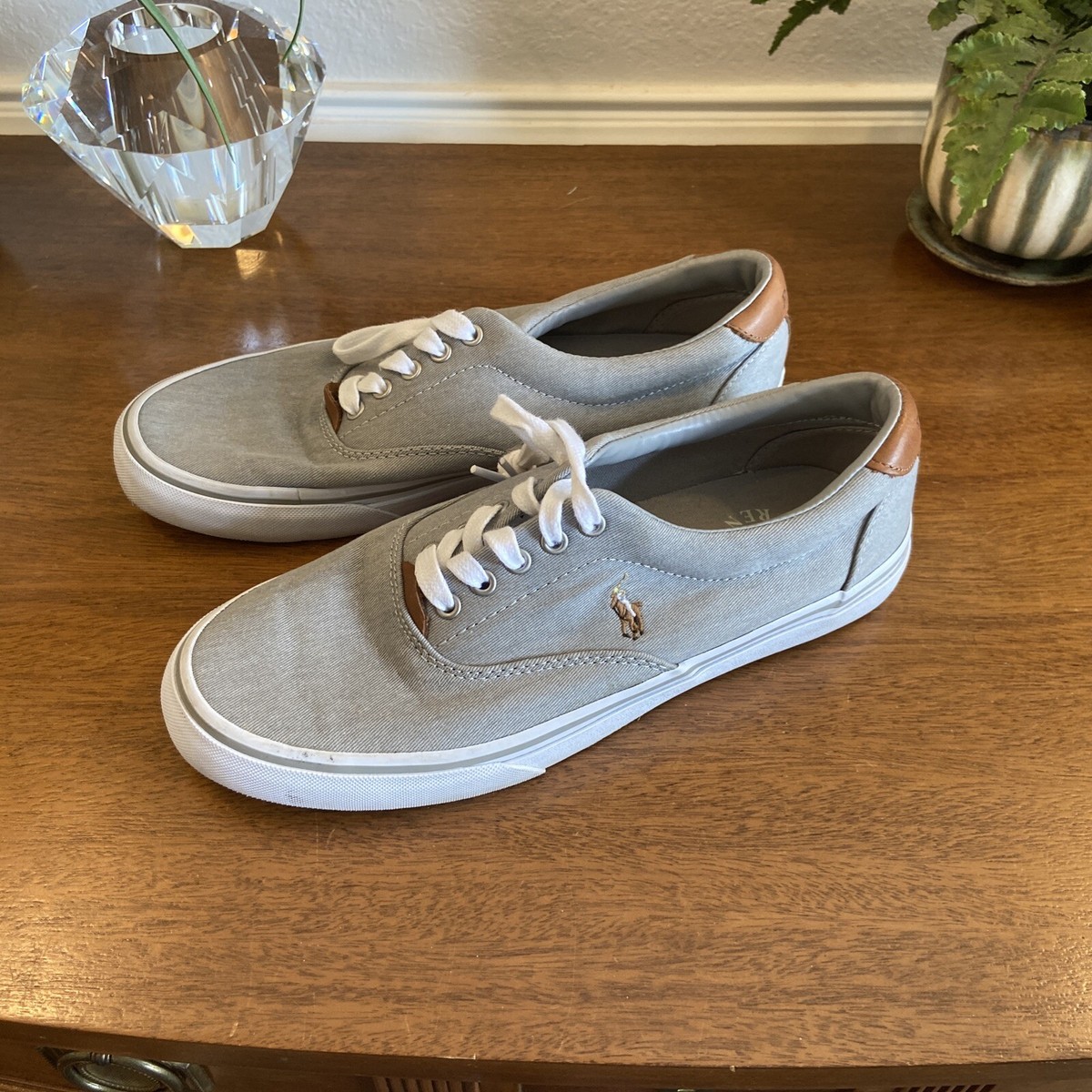 Polo Ralph Lauren Thorton Men's Shoes Khaki Size 7.5 D | eBay
