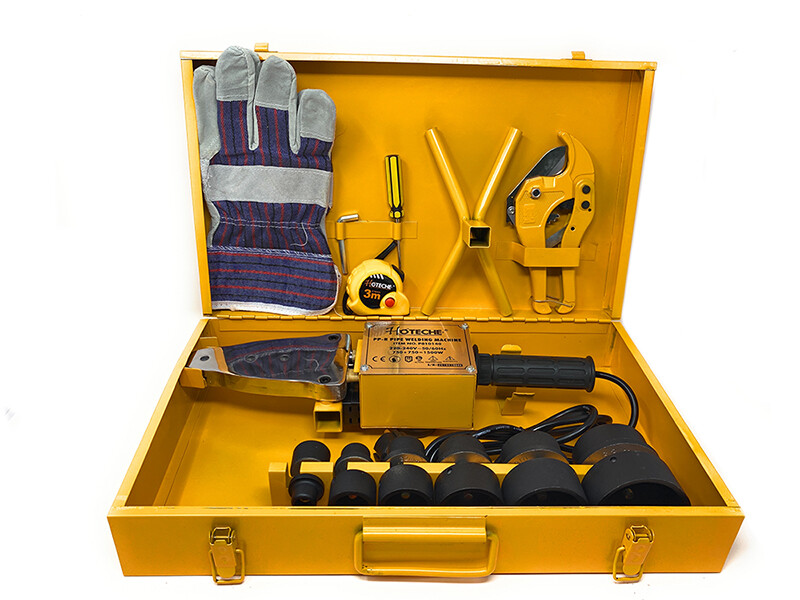 Polifusore saldatore per tubi 1500 watt  1500 watt  salda tubi in valigetta