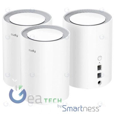 CUDY System Mesh Wifi 6 AX1800 Pack Von 3 Packung