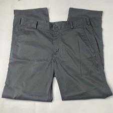 Nike Golf Pants Men's Gray Flat Front Regular Straight Leg Tech Size 32x30