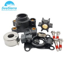 Water Pump Impeller Kit for Johnson Evinrude 9.9-15HP 1974-2007 Replaces 394711