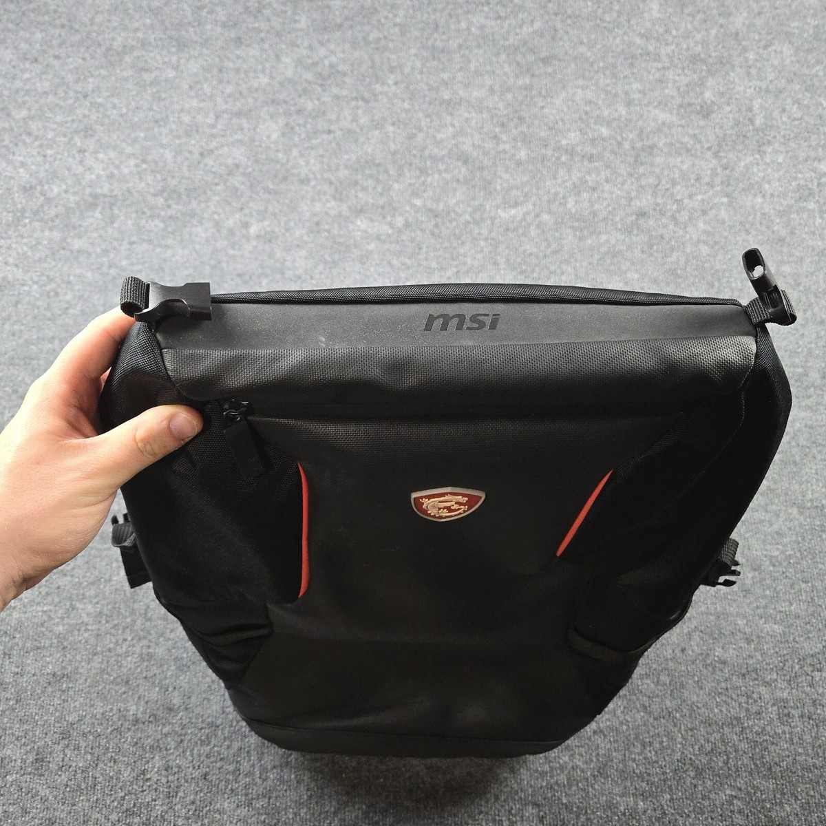 MSI Urban Raider Gaming Backpack Black Fits up to 17 Inch Laptops