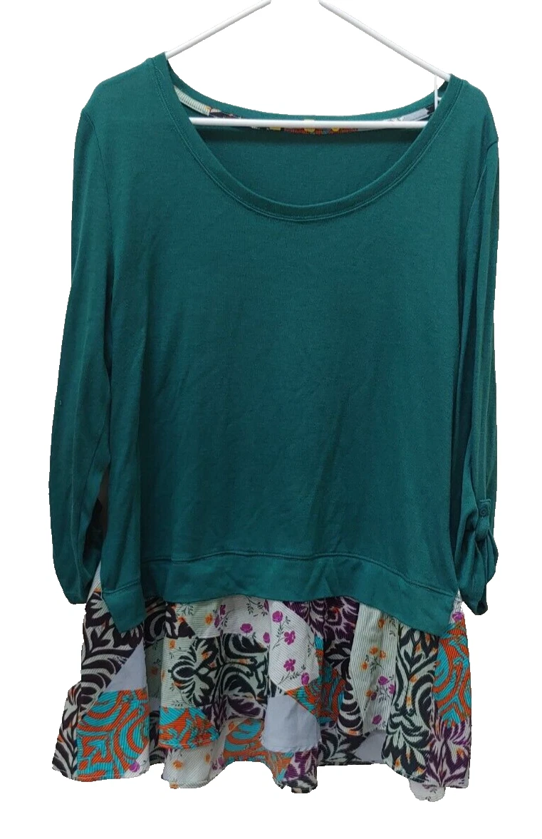 Haut Little Yellow Button Antibes - Rayé Bleu, Manches 3/4, Taille S, Occasion