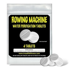 Compresse Purificazione Vogatore WaterRower | Pulitore Serbatoio | Confezione da 4 