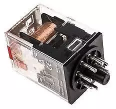 Omron Industrial Automation Relay, Dpdt, 250Vac, 30Vdc, 10A - MKS2PI AC24
