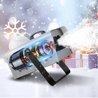 Snow Machine 1500W Wireless Remote Handheld Hanging Snow Making Machine
