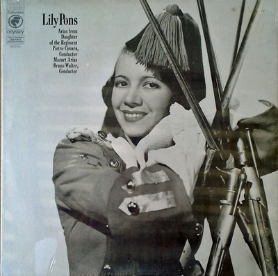 LILY PONS - ARIAS FROM DAUGHTER OF.. REGIMENT PIETRO CIMARA -ODYSSEY - SEALED LP