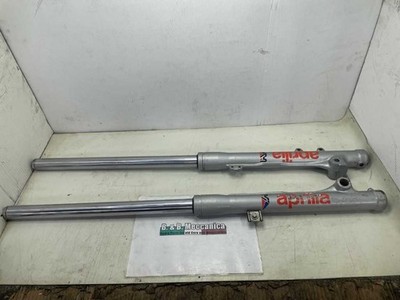 Paire De Tiges De Fourche Pour Cyclomoteurs / Motos Gilera D'époque - Réf. Originale 308553
