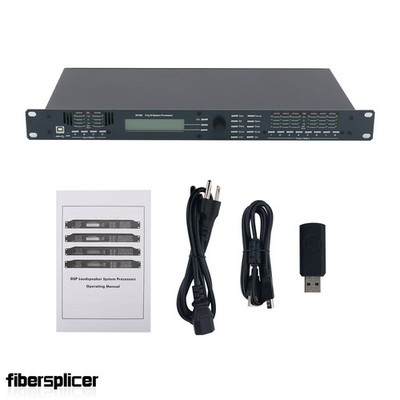 4.8SP 110V/220V 4 In 8 Out Digital Speaker Audio Processor Stage Audio Effector