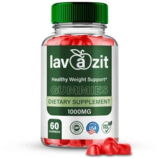 Lavazit ACV Keto Gummies, Advanced Lava Zit for Weight Loss Management 60ct