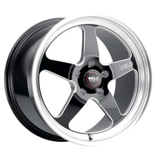 Weld Racing Wheels Ventura Street 20x10.5 +20 Gloss Black Milled 5x115 (QTY 1)