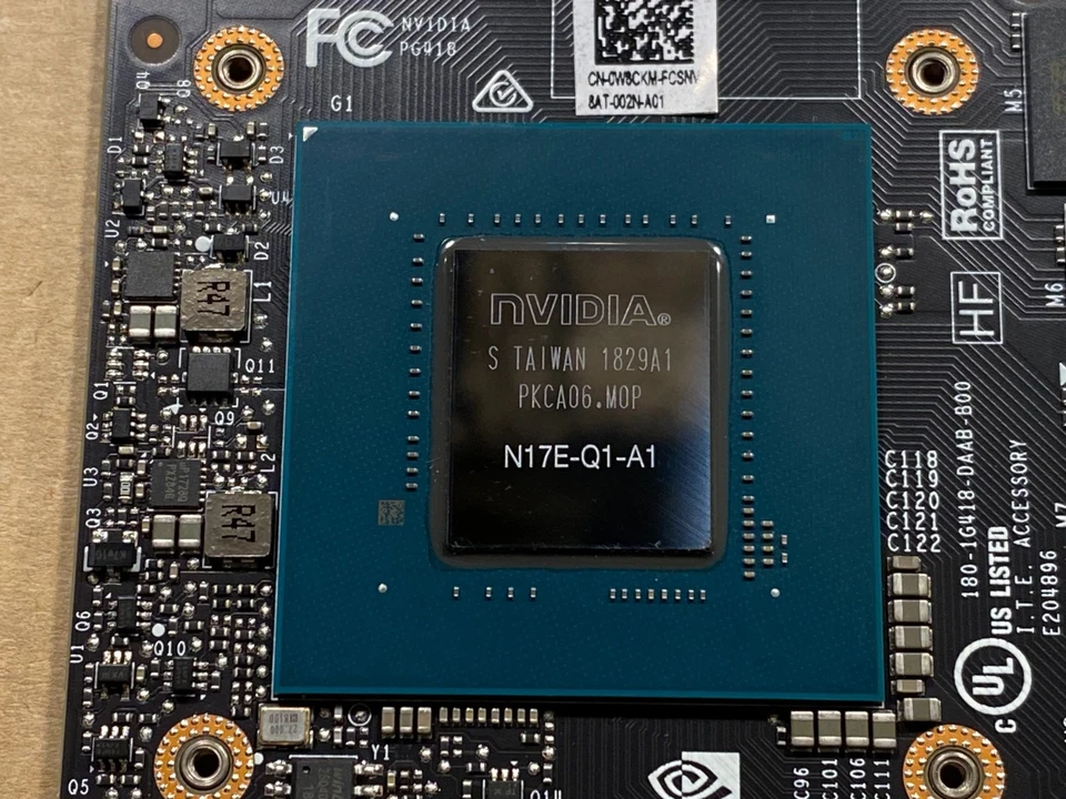 NEW Dell Precision 7710 7720 Nvidia Quadro P3000M 6GB Video Graphics Card W8CKM - Image 3 of 4