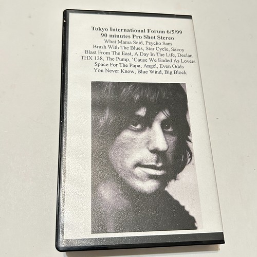 Vintage VHS Rock Music Concert Tape Rare Footage Jeff Beck Tokyo 1999 - Imagen 2 de 3