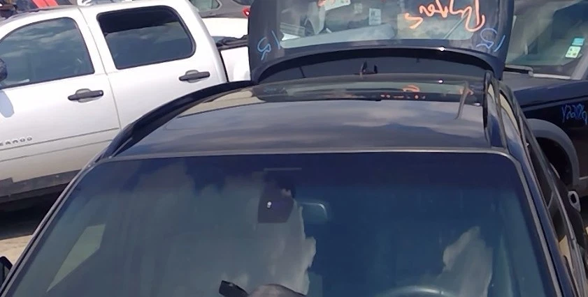 06 07 08 09 10 11 2015 BMW 323i X1 Driver Left LH Sun Visor in Black - Image 4 of 4