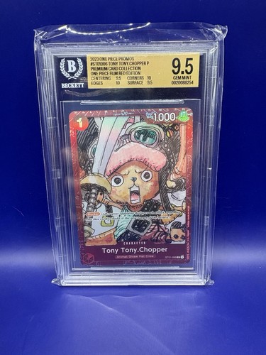 2023 One Piece Premium Card Film Red #ST0-006 Tony Tony Chopper BGS GM 9.5