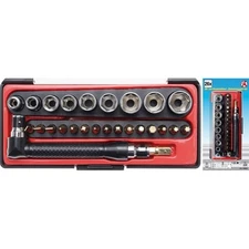 kit 26 pcs angular holders 90 w/ins.e buss. - code bgs20802 KRAFTMANN workshop