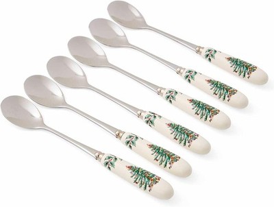 Spode Christmas Tree Tea Spoon, Set of 6