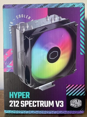Cooler Master Hyper 212 Spectrum V3 CPU Air Cooler ARGB Sync 120mm PWM Fan 4Pin