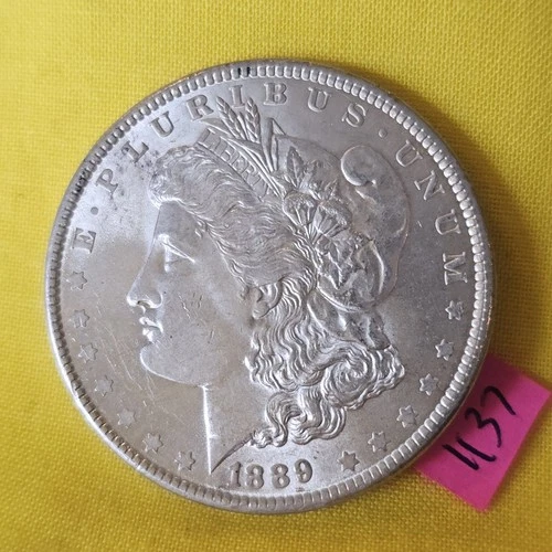 🚚⚡️FAST FREE 🔥NICE AU/BU 👀🔥1889 Morgan Silver Dollar