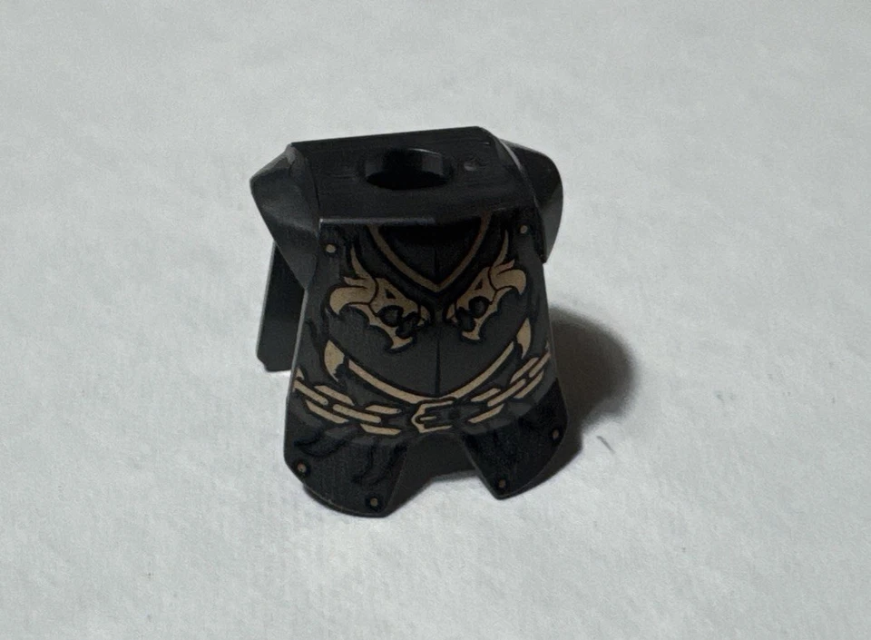 Lego Minifig Armor Breastplate Leg Protection Kingdoms Dragon Heads and Chain - Image 2 of 4