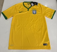 New With Tag Nike Dri-fit 2014 Brazil National Futbol Team Enrique Size Medium