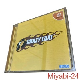 SEGA Dreamcast Crazy Taxi Game with Flyer, Postcard, Obi &ndash; Used, Slight...