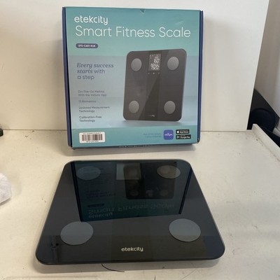 Smarte Waage für Körpergewicht, Badezimmer Digitalwaage mit BMI, Körperfett,