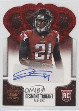 2013 Crown Royale Retail Red Die-Cut Signatures 4/49 Desmond Trufant Auto 1fn3