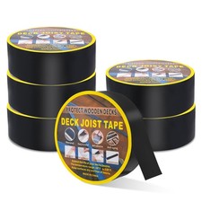 Butyl Sealant Tape 2" x 50', Joist Tape for Decking - 6 Pack Deck Joist Tape,...