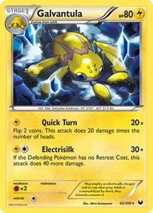 Galvantula (43/108) [Black & White: Dark Explorers] Lightly Played