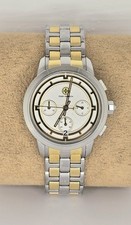 TORY BURCH Women's Two-Tone Chronograph Stainless Steel Bracelet Watch TBW1052