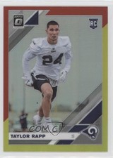 2019 Panini Donruss Optic Rookies Red & Yellow Prizm Taylor Rapp #129 01jy