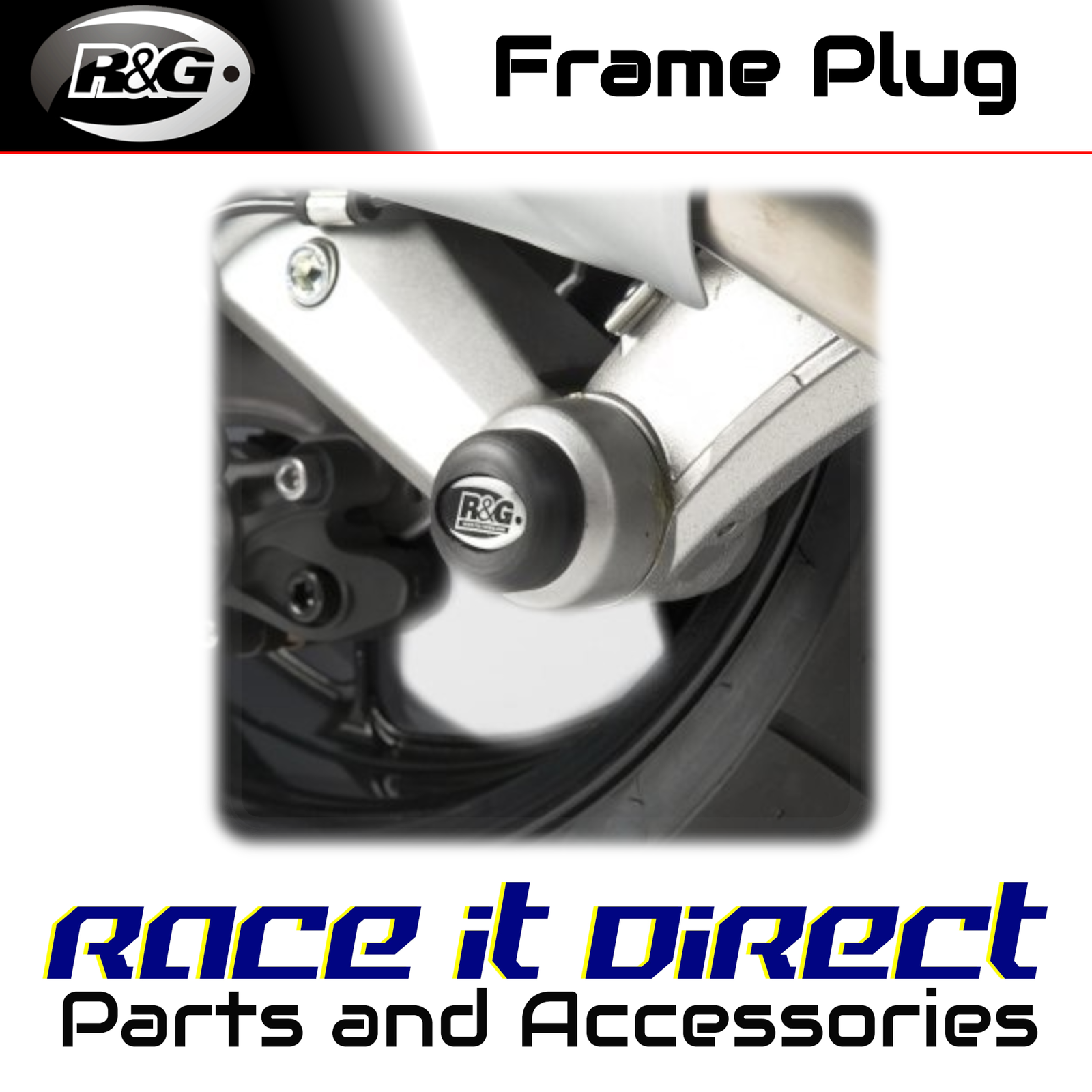 Swingarm Pivot Plug for Kawasaki GTR1400 Concours 2010-2018 R&G