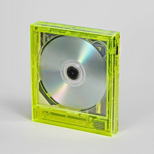 KM5 Instant Disk Audio CP1 Neon Yell Bluetooth Portable CD Player Wall Mountable